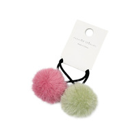 Accessoires pour cheveux pour enfants, couleur bonbon, queue de cheval haute, corde à cheveux moelleuse, faite à la main, en matériau Maomao