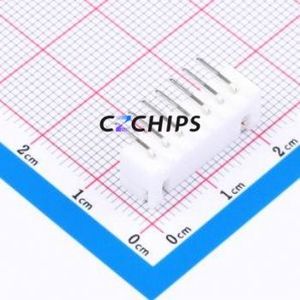 WAFER-XH2.54-7PWZ Wire-to-Board Pin Header Bent Lead Through Hole,P=2.5mm Connector 1x7P 2.5mm Right Angle Insert XH - Product Image 2