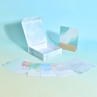 Cartes d'affirmation personnalisées pour la santé mentale et la motivation, jeu de cartes mémoire avec support de jeu