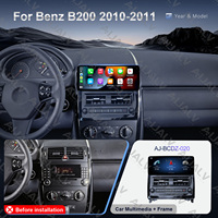 Écran de navigation GPS Android pour voiture avec cadre de fixation pour BENZ B200 2010-2011, noir UV, faisceau de câbles, kit Canbus – Fourniture directe usine