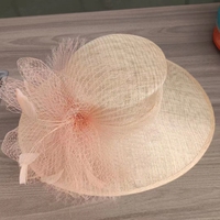 Chapeaux pour femmes à la mode, à large bord, en sinamay, pour le Kentucky Derby, chapeaux de fête, chapeaux d'église pour femmes élégantes et chics, Derby