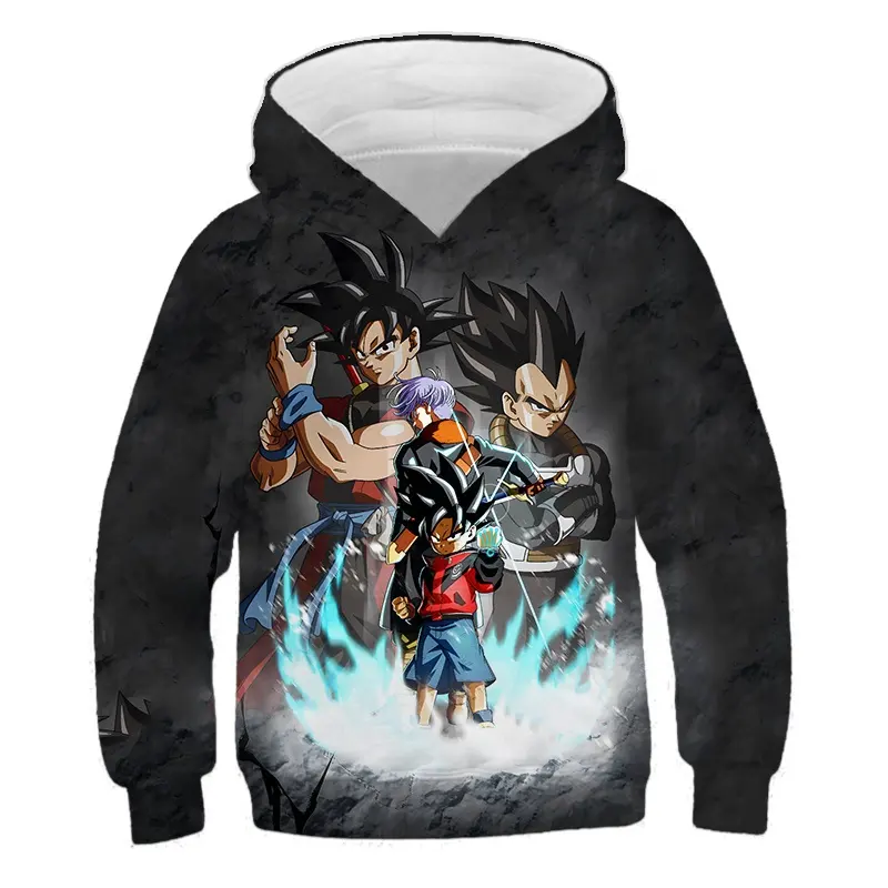 Goku Veget Kleding Kids Capuchon Hoodies Mode Dragon Anime Ball Z Hoodie Voor Kinderen Jongens Sweatshirt Lange Mouwen Jassen Herfst Winter