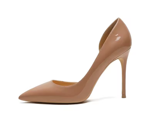 Chaussures de mariage sexy et élégantes à bout pointu en cuir verni, talons aiguilles fins, chaussures de bureau pour femmes, escarpins formels professionnels - Product Image 5