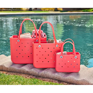 <span class=keywords><strong>Best</strong></span>-seller <span class=keywords><strong>Simply</strong></span> Southern EVA Sac fourre-tout de plage étanche avec fermeture ouverte Durable élégant décoré avec des fleurs de diamants - Product Image 1