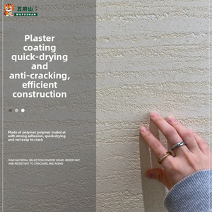 WUFUSHAN Pittura Artistica Opaca Effetto Travertino, Rivestimento Durevole in Pietra di Riso per Decorazione Pareti di Hotel e Centri Commerciali - Product Image 1