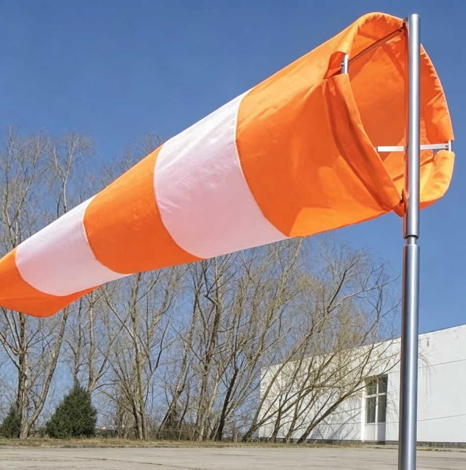 Custom Color, Length& Air Inlet Outlet Nylon Oxford Safety Windsock ...