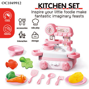 Giochi di Cucina per Bambini, Altri Giochi di Ruolo Prescolare, Set da Cucina in Plastica con Frutta e Verdura da Tagliare per Bambini e Bambine - Product Image 2
