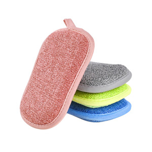 Brosse à vaisselle double Amigo en microfibre, lot de 2, pour le nettoyage des casseroles et des poêles - Product Image 4