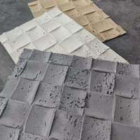Carreau de ciment en travertin souple MCM imperméable pour intérieur, maison, hôtel, revêtement mural décoratif en pierre pour décoration de table intérieure