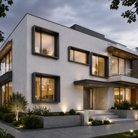 Nouveau design 2026 : Profilé creux en alliage d'aluminium pour rebord de fenêtre, revêtement poudré pour habillage extérieur