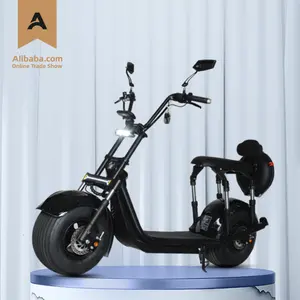 Eec Coc 60v Europe Warehouse 1500w 2000w Fat Tire Motorcycle Electric Scooter Citycoco