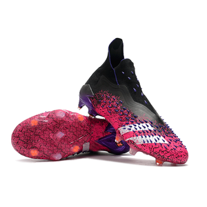 Botas de fútbol de tobillo alto personalizadas, precio barato al por mayor, tacos deportivos para entrenamiento, calzado de fútbol para niños y adultos - Product Image 3