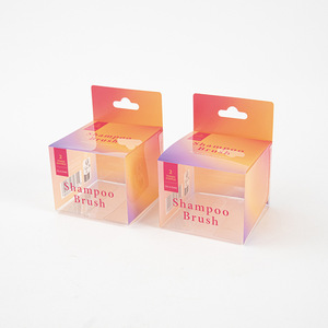 Tùy chỉnh rõ ràng PVC/Pet hộp nhựa cho thủ <span class=keywords><strong>c</strong></span>ông vật liệu tái chế Hook-Attached cho đồ dùng <span class=keywords><strong>c</strong></span>á nhân bàn chải màu-in bao bì - Product Image 2