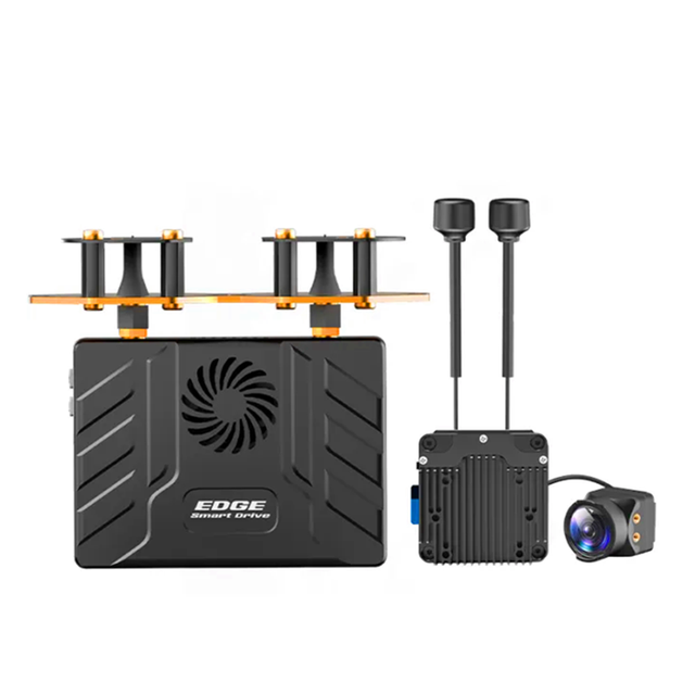 EDGE T3 HD Digital Video Transmission for Drones Unmanned Vehicles Boats Max Range 35km 1080P 120Mbps HDR AI Imaging Metal