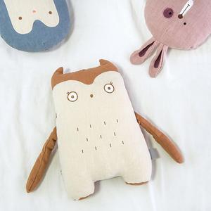 Nouveauté : Peluches et jouets de sommeil pour bébé en lin, modèles Singe paresseux, <span class=keywords><strong>Pingouin</strong></span>, Lapin, Hibou, et poupées oreillers de style lapin, singe paresseux, <span class=keywords><strong>pingouin</strong></span> - Product Image 6