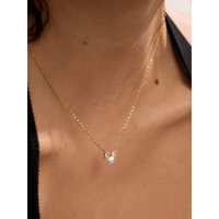JINYOU 124 Délicat Bling AAA Zircon Simulé Perles Arc Noeud Drop Collier Collier Élégant Coréen À La Mode Populaire Bijoux Femmes