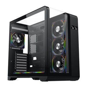 เคสคอมพิวเตอร์เกมมิ่ง OEM ATX M-ATX พร้อมหน้าจอแสดงอุณหภูมิ กระจกนิรภัย - Product Image 1