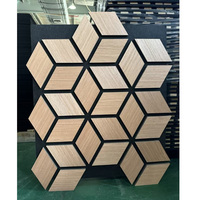 Décoration murale antibruit en MDF Panneau intérieur insonorisé Panneaux de plafond acoustiques en bois Panneau insonorisant en bois