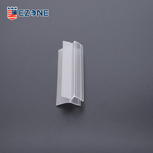 Tira de sellado de pantalla de <span class=keywords><strong>ducha</strong></span> de baño de PVC tipo F, sello de plástico de <span class=keywords><strong>goma</strong></span> curvo de diseño moderno para carcasa de puerta de vidrio de 6/8/10/12mm - Product Image 4