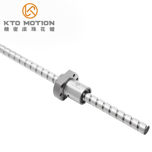 สกรูบอลพื้น kto Motion ความแม่นยำ C3เหล็กสำหรับเครื่องมือเครื่องจักร - Product Image 1