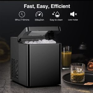 Portable Electric Countertop Mini Instant Bullet <b>Ice</b> <b>Maker</b> ABS Plastic Energy Efficient Small Commercial Household Car Hotel - Product Image 2