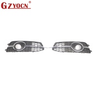Grille de pare-chocs inférieure S-Line pour Audi A6 C7 2012-2014 avec trou ACC, garniture chromée, référence OE 4G0807681E 4G0807681K, vente en gros