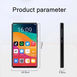 Reproductor MP4 Portátil con WiFi, Bluetooth, Android, Pantalla Táctil de 5 Pulgadas, Reproductor Multimedia de Bolsillo Multifunción con Altavoz Integrado, Libro Electrónico, Radio FM y Música - Product Image 6