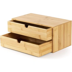 Pencil <b>box</b>, office supplies storage <b>box</b>, A4 paper document <b>box</b>, wooden <b>small</b> drawer storage <b>box</b>, multi-layer drawer desktop - Product Image 3