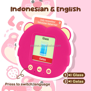 Enfants d'âge préscolaire nouvel apprentissage <span class=keywords><strong>anglais</strong></span> serbe vue mots jeux parler cartes Flash Machine éducative - Product Image 5