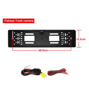 Smartour-Cámara de visión trasera para coche, vehículo especial de trayectoria dinámica, HD, 170 grados, para marco de matrícula de coche europeo - Product Image 3
