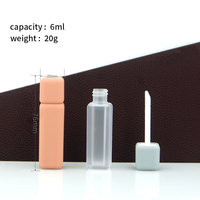Tubes de brillant à lèvres de 6ml Tubes de brillant à lèvres vides personnalisés Tubes de brillant à lèvres de luxe de marque privée cosmétique