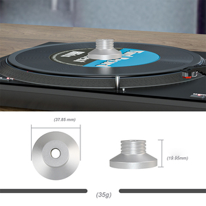 Estabilizador de discos de vinilo de aluminio de alta precisión para tocadiscos de 7 pulgadas y 45 RPM, herramienta accesoria de audio para el hogar antiestática - Product Image 3