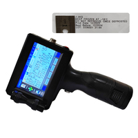 Imprimante jet d'encre industrielle portable INCODE 12,7 mm avec logo, alimentée par batterie, semi-automatique, encre à séchage rapide, écran 4,3 pouces pour l'impression sur tubes