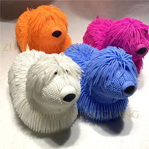 Giocattoli Zhengguang 2024 Super Soft Squishy Fidget nodles cane giocattolo Anti-Stress rilievo spremere palle lungo peloso cucciolo giocattoli per bambino - Product Image 4