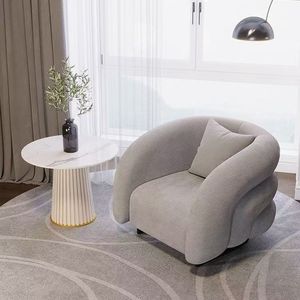 Sillón Moderno Tapizado de Venta Caliente, Mueble de Lujo Suave y Relajante para Sala de Estar o Dormitorio, Sofá Individual, Silla de Acento - Product Image 3