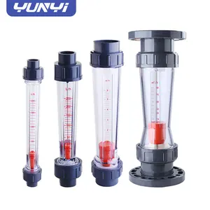 Yunyi High Accuracy flow meter Plastic tube float rotameter flowmeter Air rotameter price