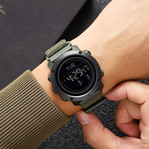 Skmei Men's Digital Sports Watch 50m Waterproof TPU Strap Multifunction Pedometer Compass Outdoor Use - Product Image 3