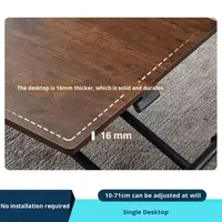 Table basse pliable réglable en hauteur en bois, mobilier de salon pour petits appartements, maisons de location, usage domestique ou bureau