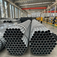 Tuyau en acier galvanisé à chaud de qualité supérieure, fourni par l'usine, 6m, 12m, 1/2, 3/4, 1, 1.5, 2 pouces, pour matériaux de construction