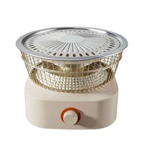 Электрическая сковорода-гриль YZQ-<span class=keywords><strong>11</strong></span> для дома и улицы с защитой от перегрева и опрокидывания, универсальным контролем температуры, бездымная - Product Image 1