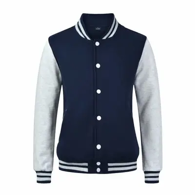 Winter New Plus Velvet Warm Jacket Custom Korean Version Of The Classic Baseball Uniform Print Embroidery Personality Pattern