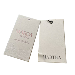 Étiquettes en carton personnalisées, étiquettes en papier artisanal, étiquettes en papier pliables à suspendre, étiquettes de prix imprimées, étiquettes en papier pour bijoux avec logo - Product Image 4