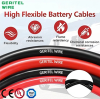 Câble de soudage et de batterie flexible en cuivre isolé PVC 35mm² 50mm² pour systèmes de stockage d'énergie par batterie et applications CC