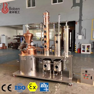 Boben 200L 300L Cobre Vodka Ron Whisky Brandy <span class=keywords><strong>Gin</strong></span> Todavía Destilador de alcohol/Equipo de destilación - Product Image 2