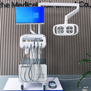 Unità Dentale Veterinaria Mobile All-in-<span class=keywords><strong>One</strong></span> con Lampada LED e Carrello PC per la Cura Orale del Cane - Product Image 2