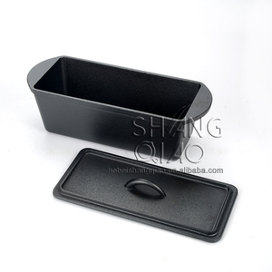 Dịch Vụ OEM Có Sẵn Hình Chữ Nhật Khuôn Với Nắp Pre-Dày Dạn Bề Mặt Đúc Sắt Loaf Pan - Product Image 4