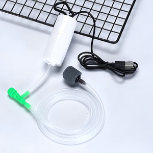 USB-luchtpomp 5V 5W ultrastil milieuvriendelijke zuurstofpomp met beluchtingssteen voor <span class=keywords><strong>aquarium</strong></span>, vijver, hydrocultuur, bureau & buitengebruik - Product Image 5