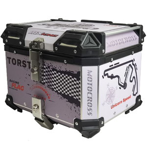 Maleta Trasera para Motocicleta TORST, Impermeable, de Aleación de Aluminio, con Capacidad de 45L, para la Serie Benda <span class=keywords><strong>WX</strong></span>, con Diseño Elegante - Product Image 2