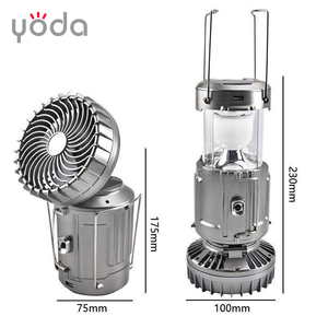 DC Rechargeable Solar AAA Dry Battery Powerbank <strong>Pull</strong> up <strong>Light</strong> up Fan LED Camping <strong>Light</strong> - Product Image 1