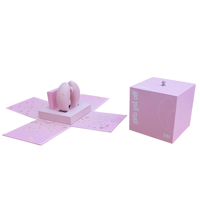 Boîte de douche de mariage personnalisée à la main, cartes à explosion, tous les thème personnalisés, 50 pièces